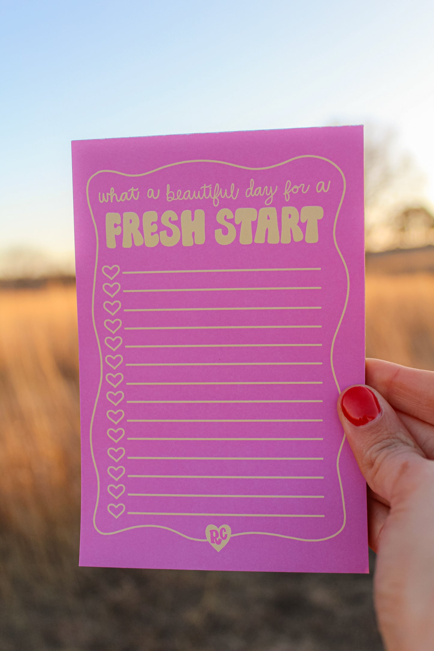 Fresh Start Notepad