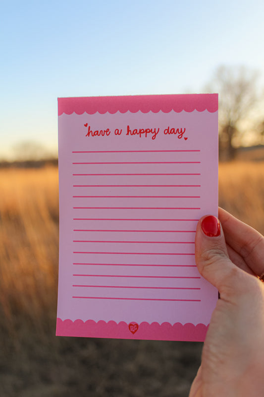 Happy Day Notepad