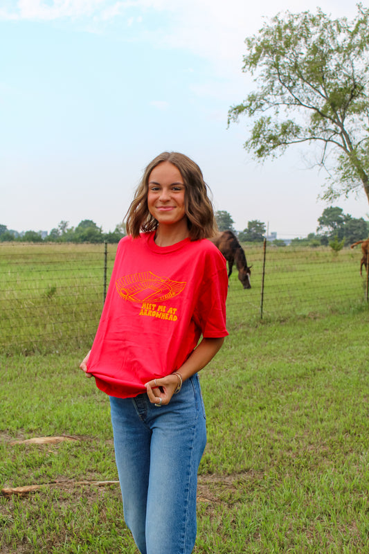 Meet Me at Arrowhead Tee Red