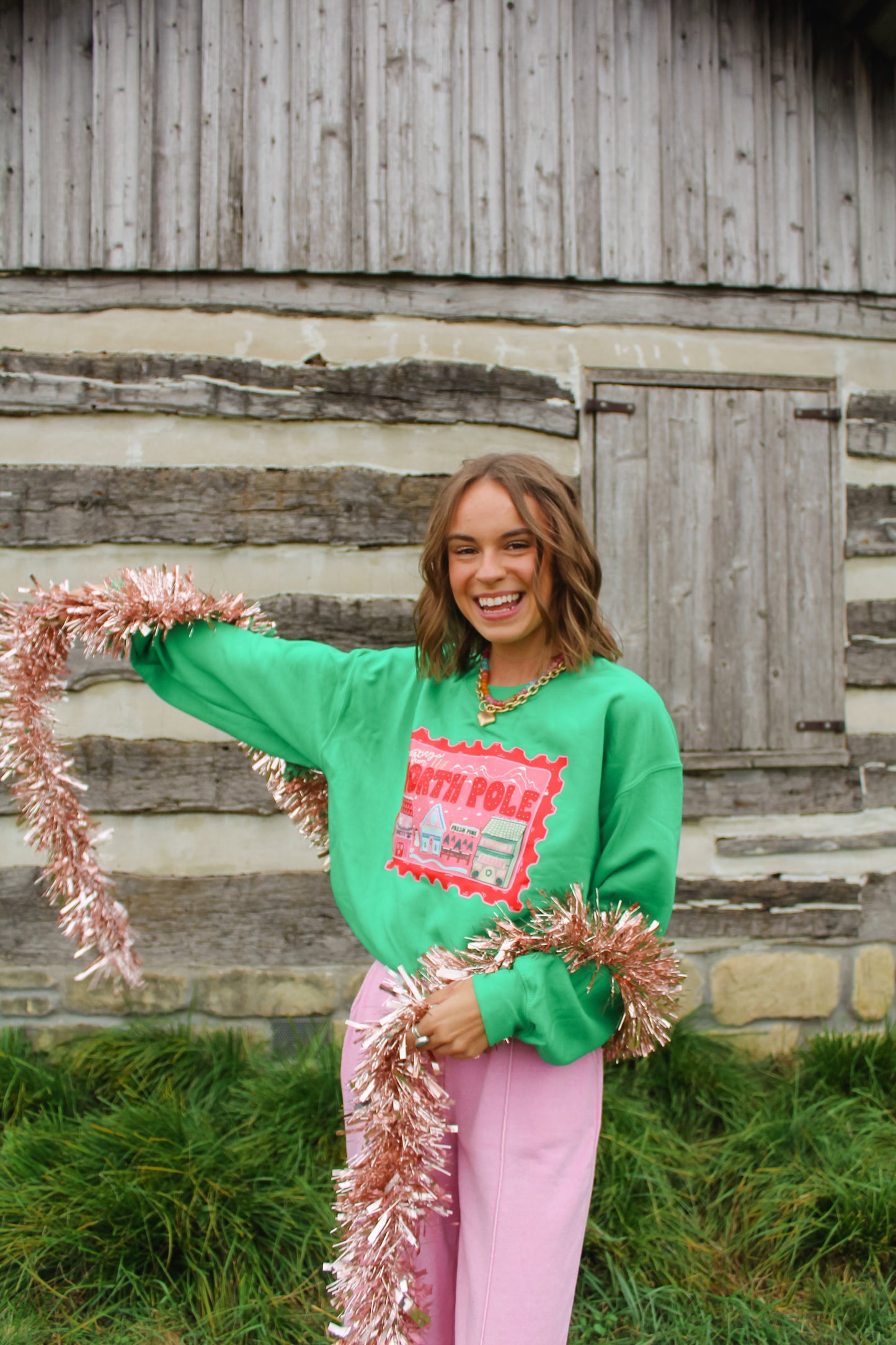 North Pole Stamp Kelly Crew