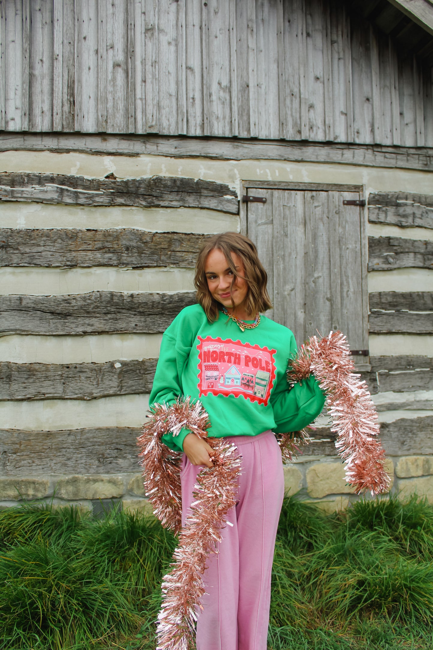 North Pole Stamp Kelly Crew