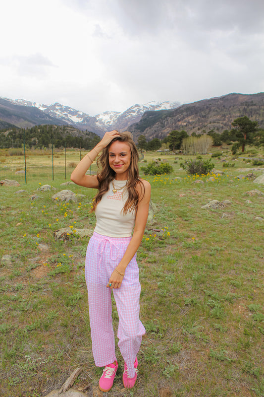 Starshell Stripes Tank Ivory