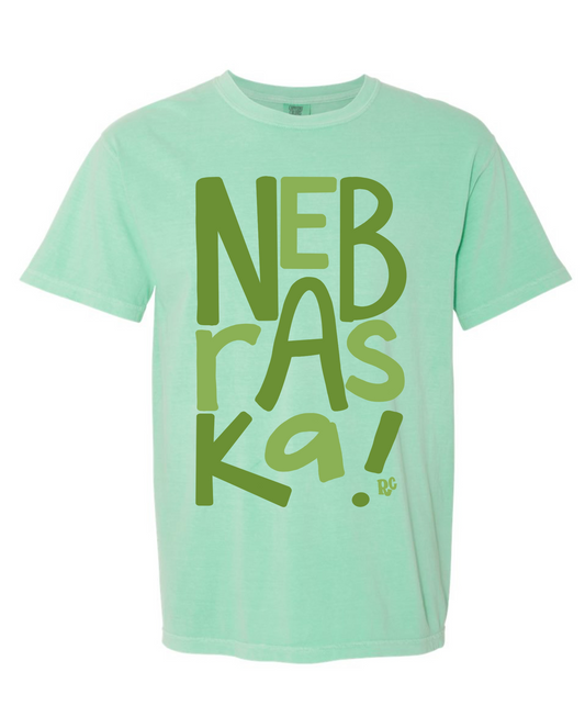 Nebraska Zig Zag Island Tee