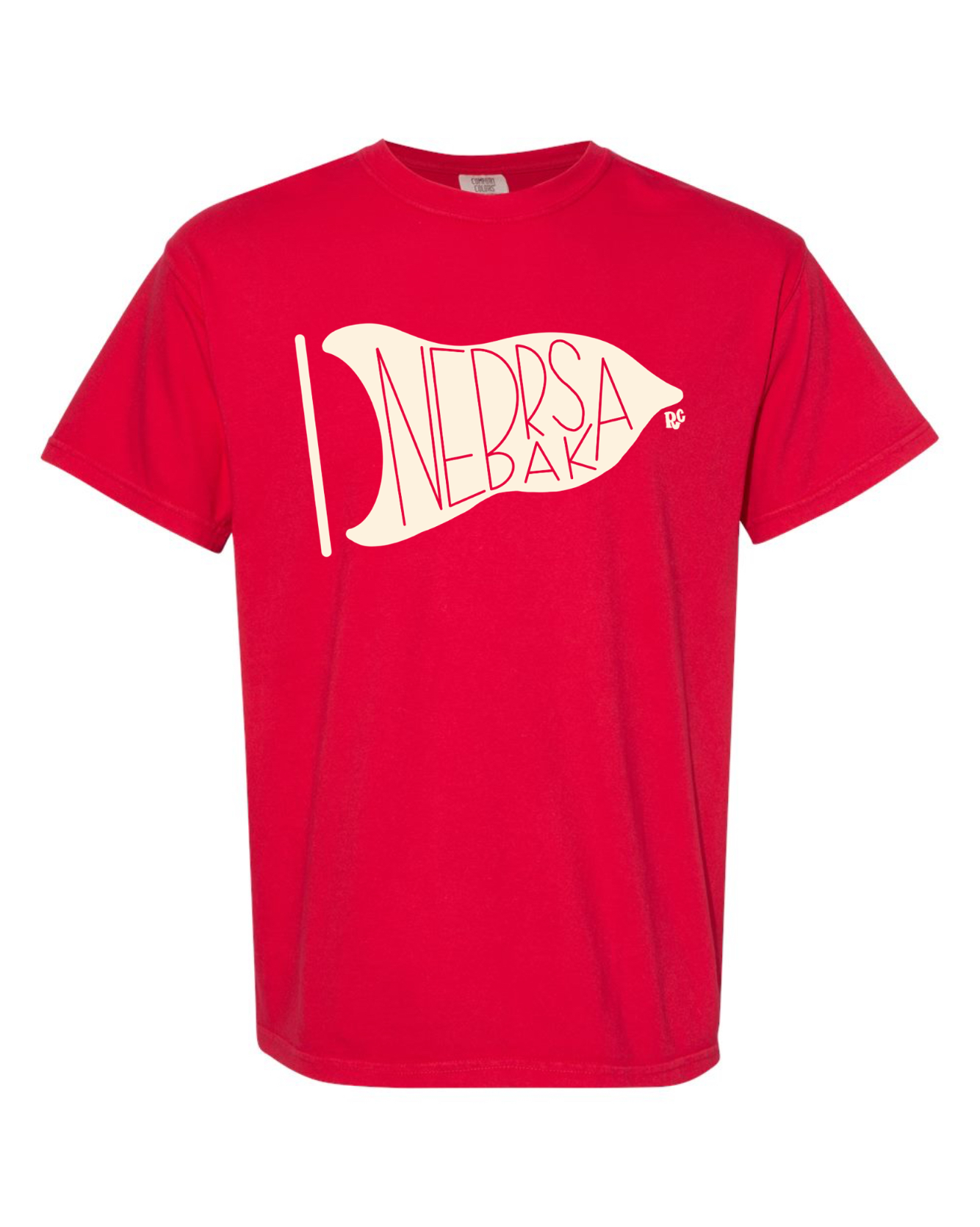 Nebraska Flag Red Tee