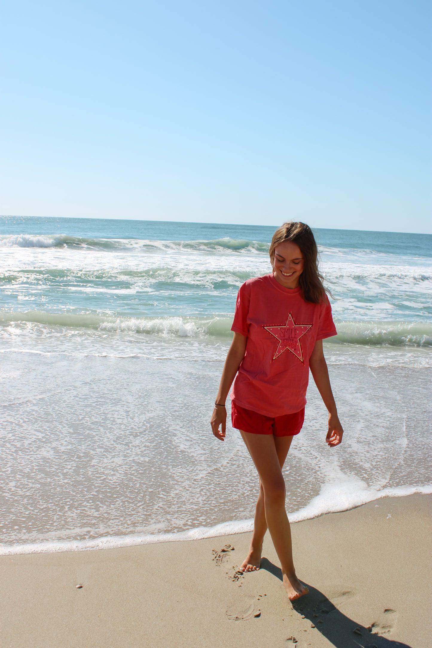 Smile You're Alive Watermelon Tee