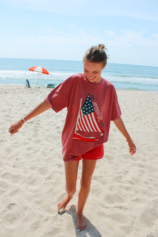 The American Way Crimson Tee