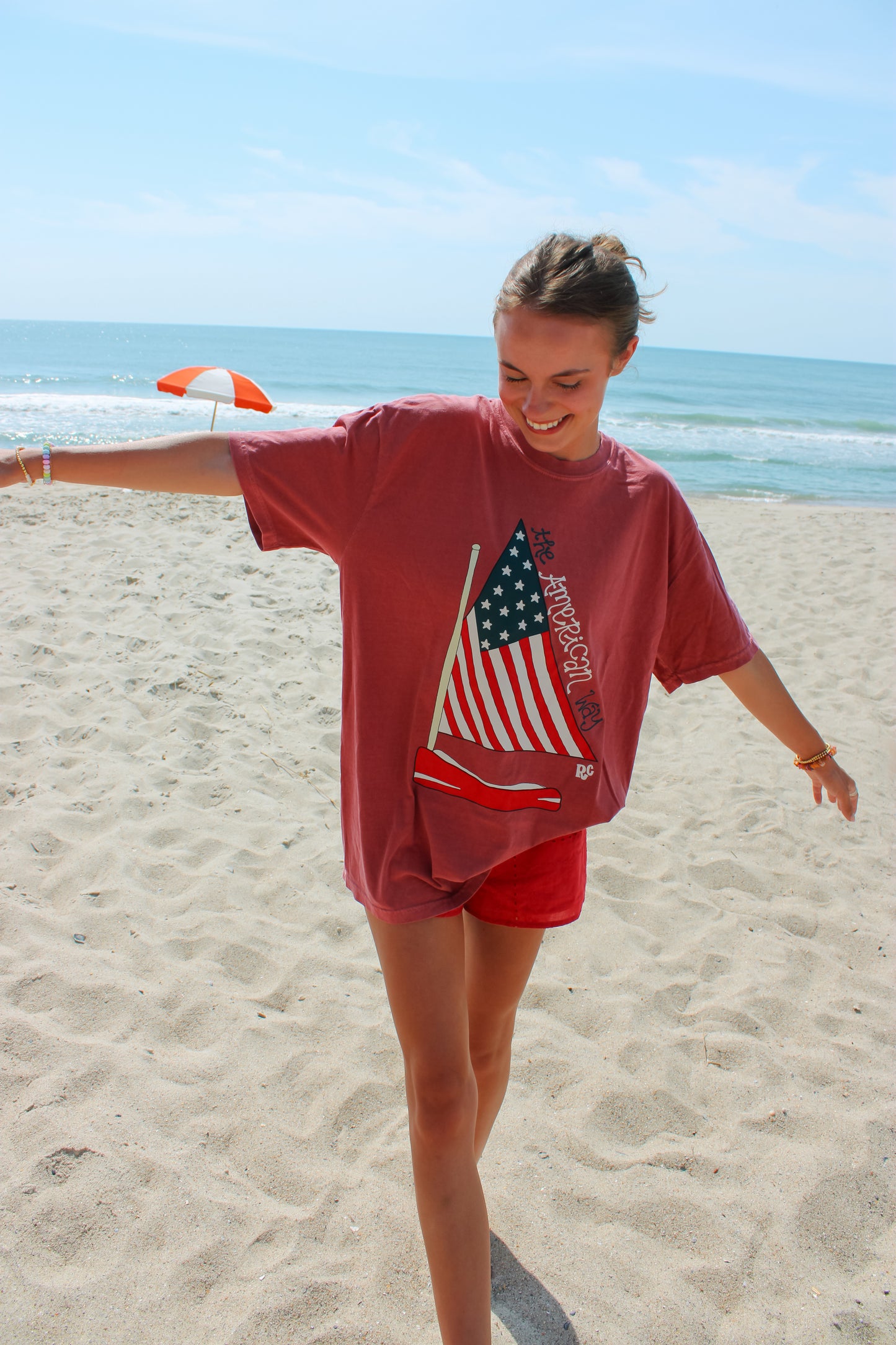 The American Way Crimson Tee