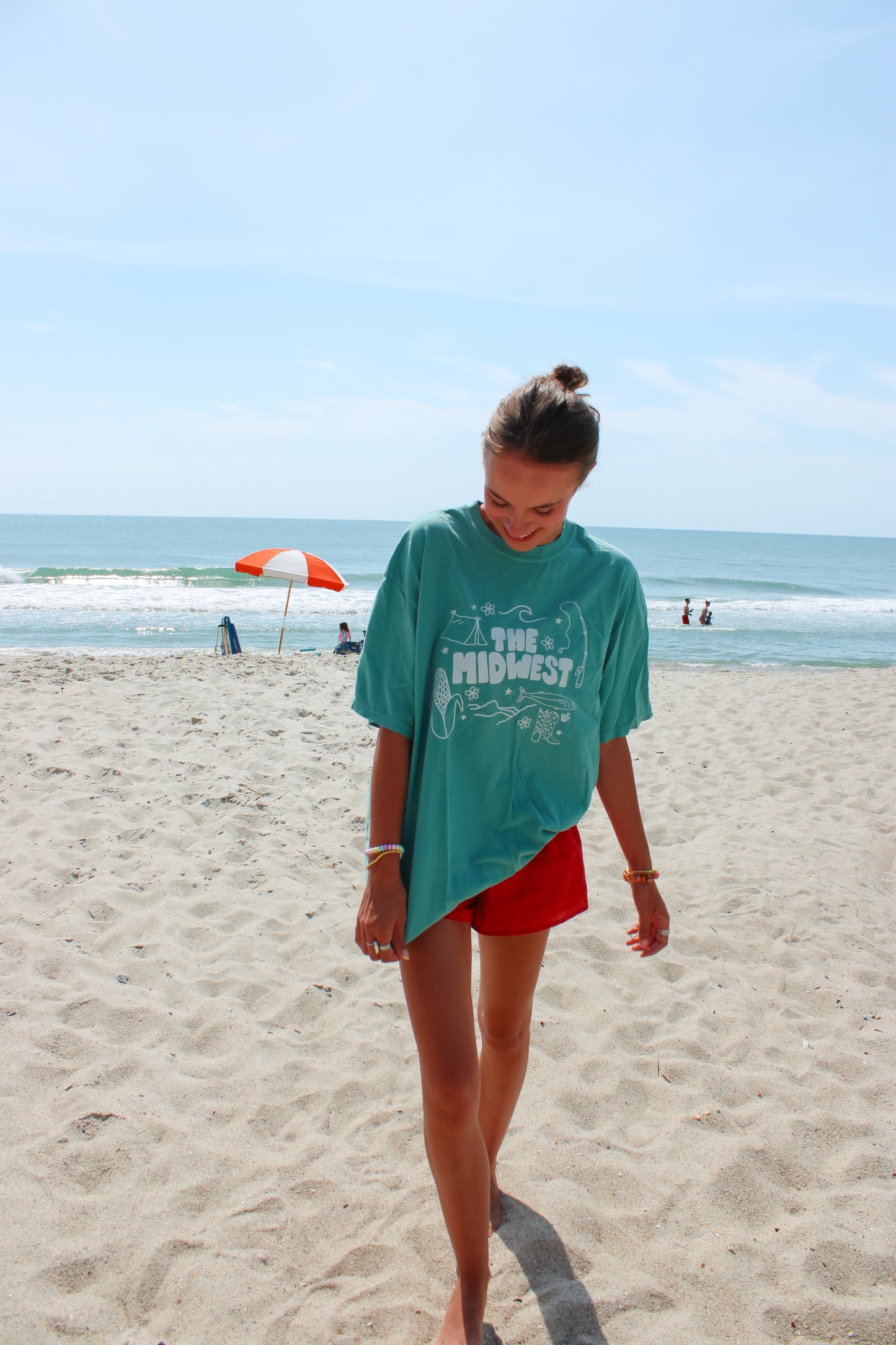 Midwest Things Seafoam Tee