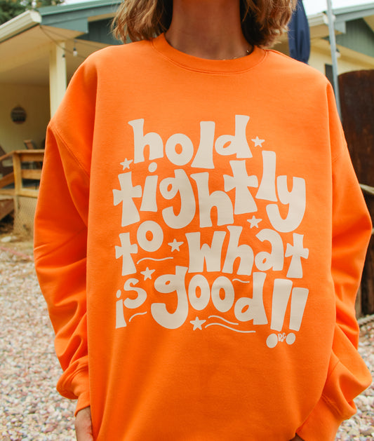 Hold Tightly Orange Crew