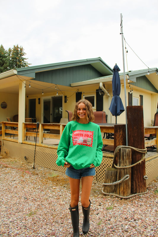 North Pole Stamp Kelly Crew