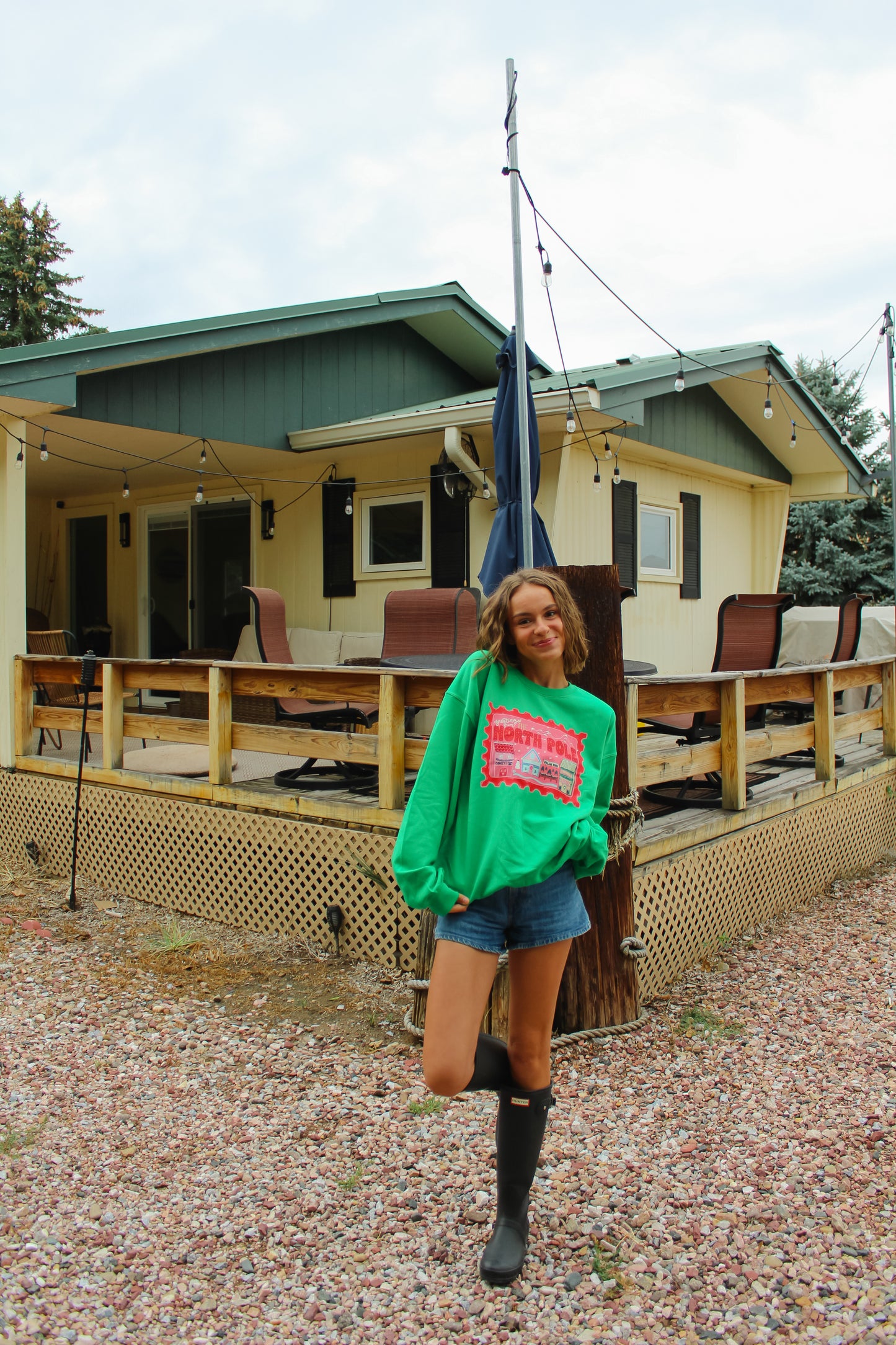 North Pole Stamp Kelly Crew