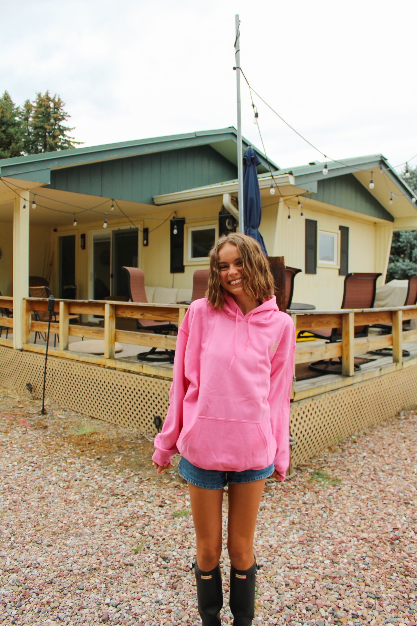Secret To Happiness Pink Hoodie