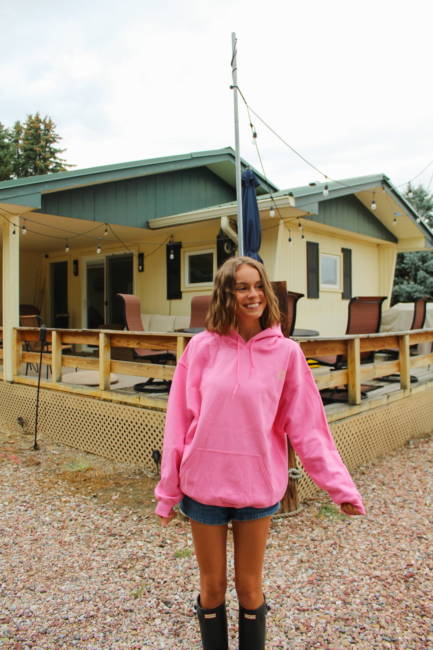 Secret To Happiness Pink Hoodie