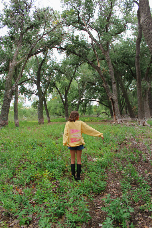 Chase Your Dreams Crew Yellow