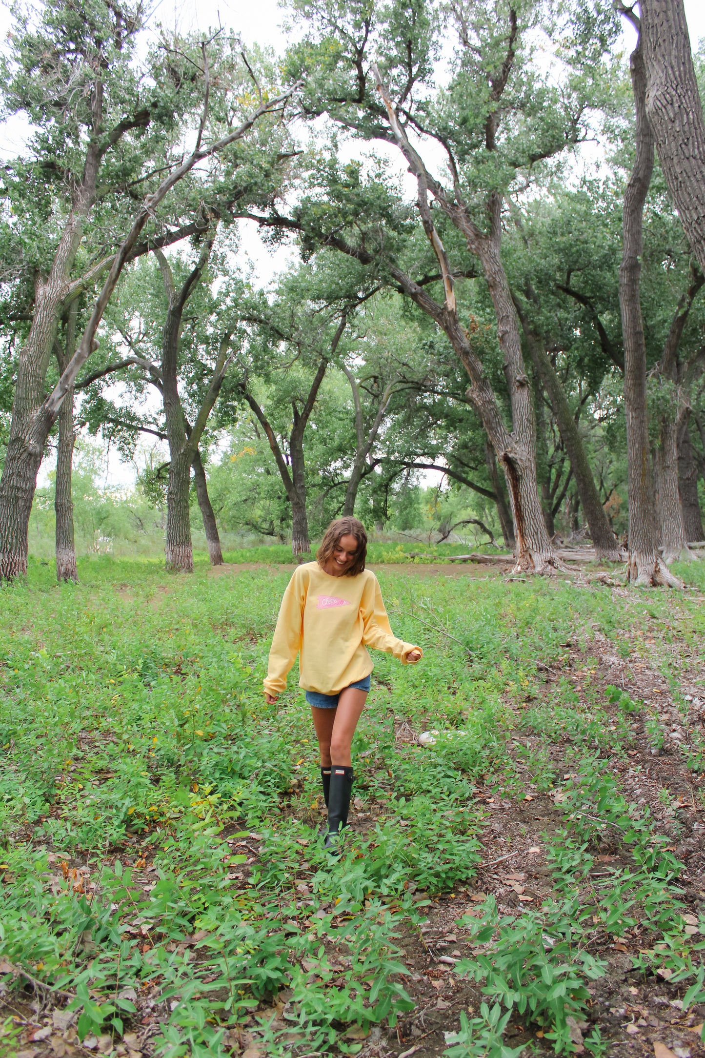 Chase Your Dreams Crew Yellow