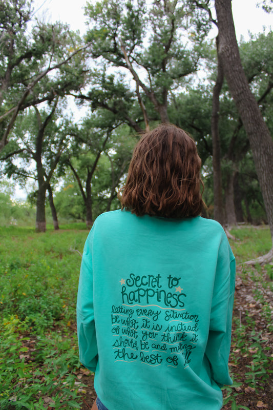 Secret To Happiness Mint Crew