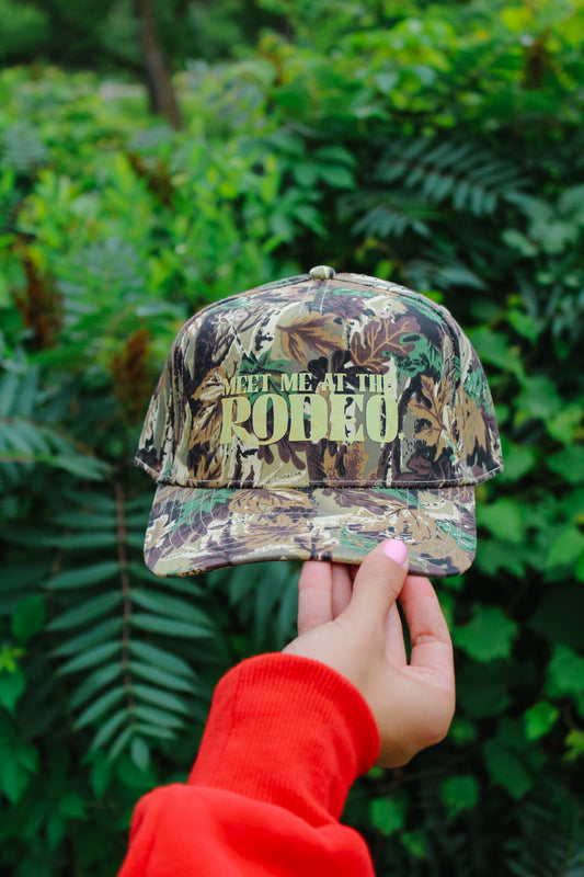 Meet Me at the Rodeo Hat Camo