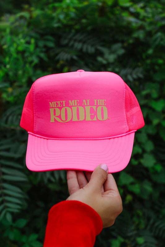 Meet Me at the Rodeo Hat Pink