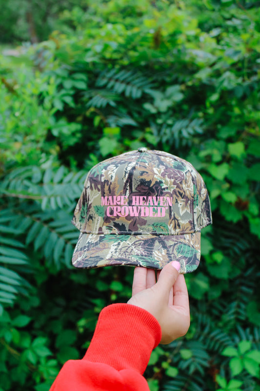 Make Heaven Crowded Hat Camo