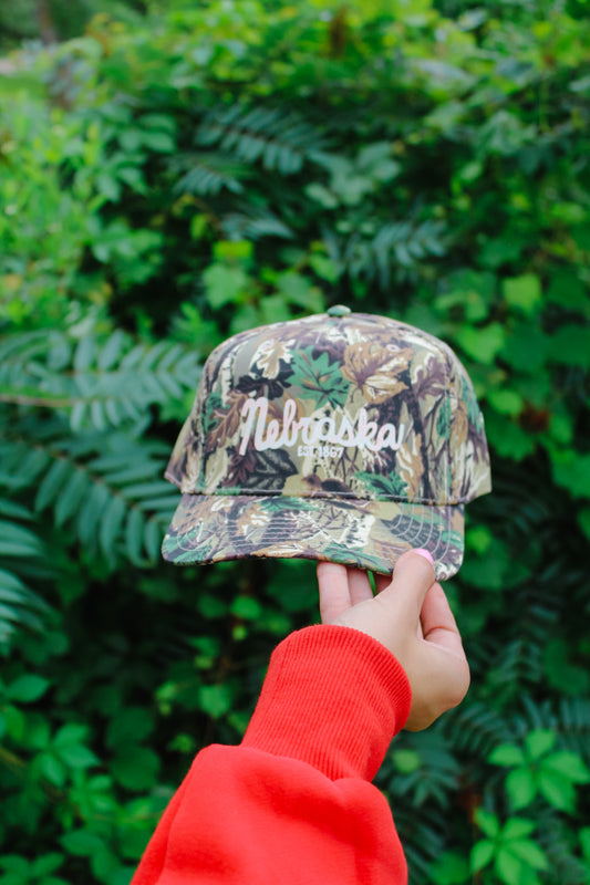 Nebraska Hat Camo