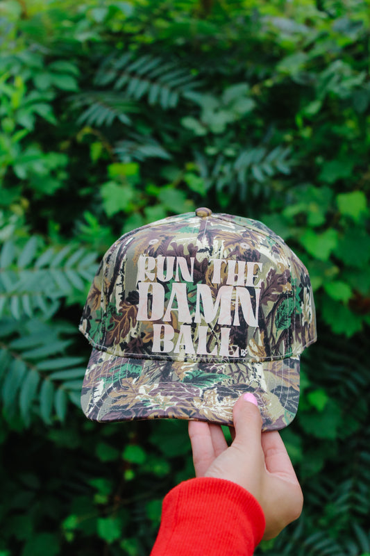 Run the Damn Ball Hat Camo