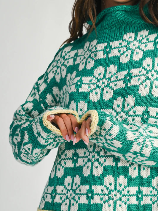 Isle Green Sweater