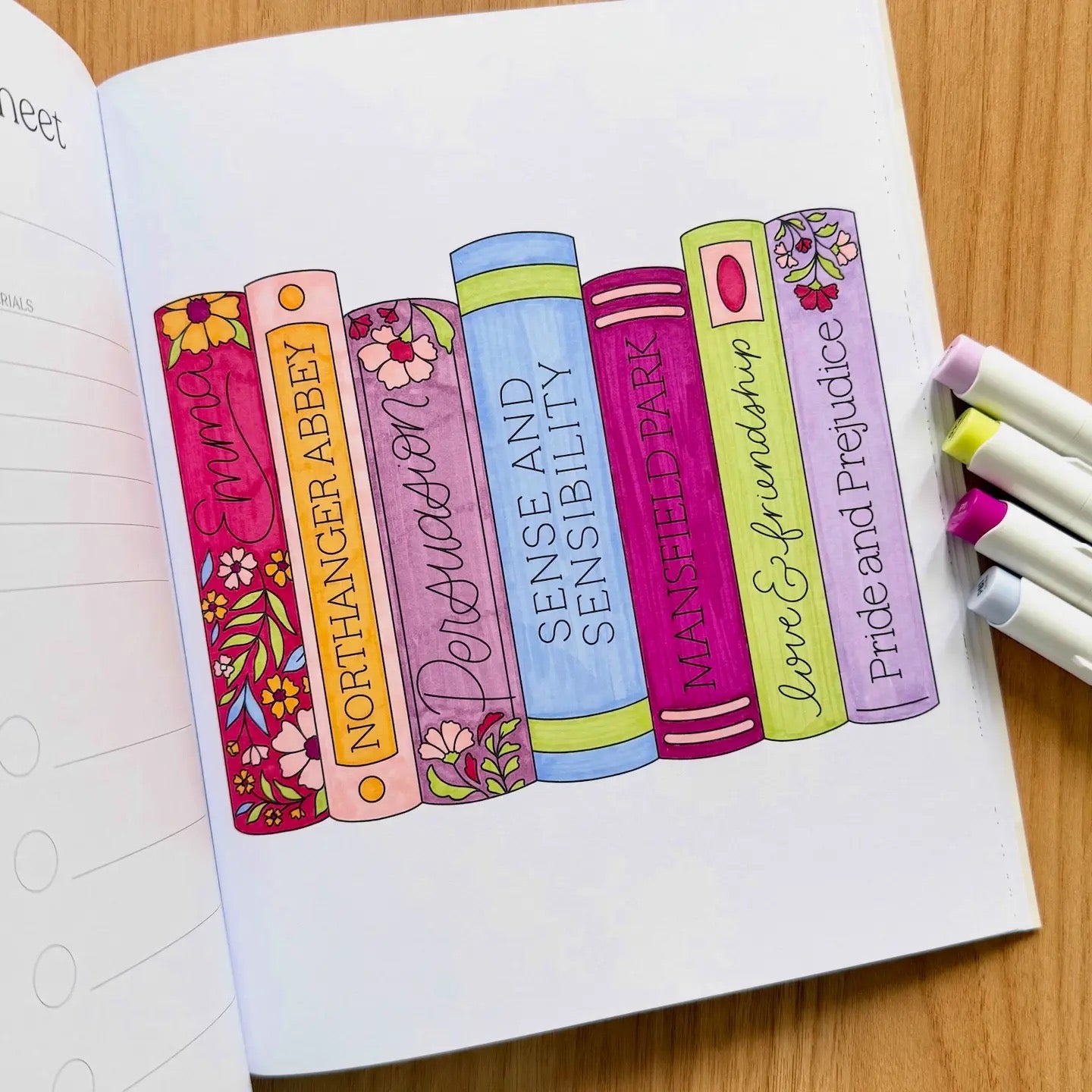 All Booked Up Coloring Book