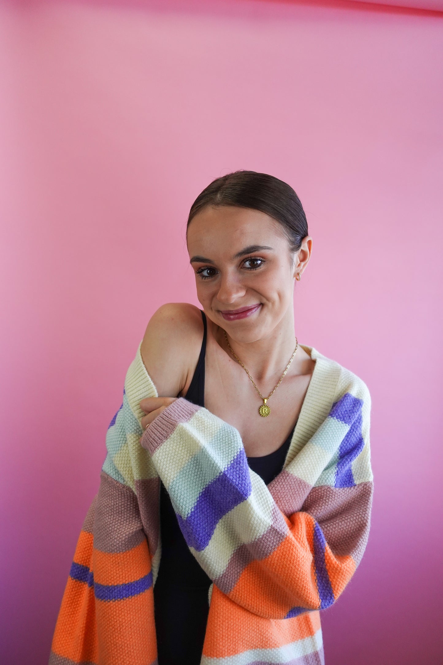Lavender Blush Cardigan Sweater