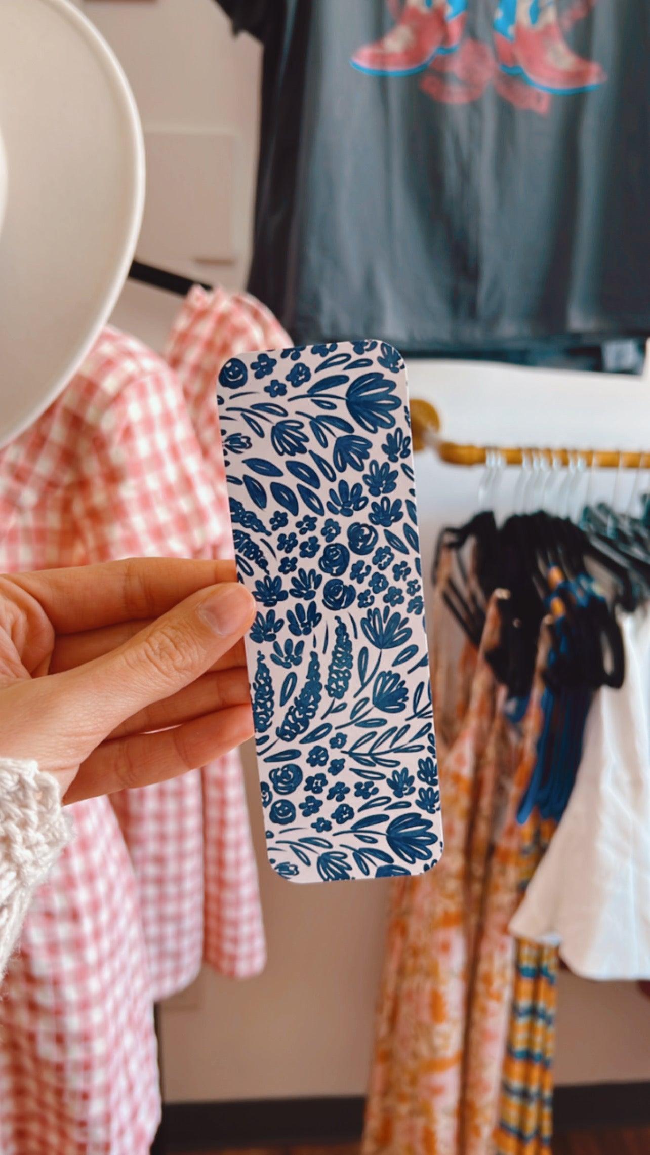 Porcelain Floral Bookmark