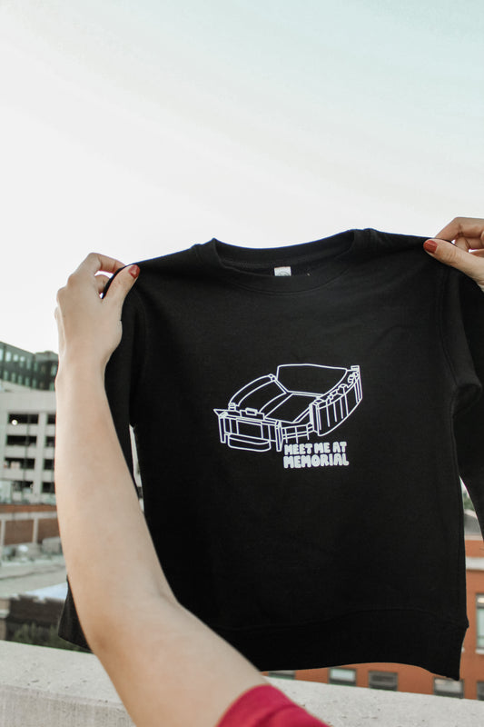 Kids Meet Me at Memorial Crewneck