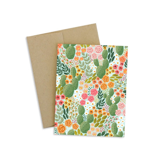 Cactus Floral Greeting Card