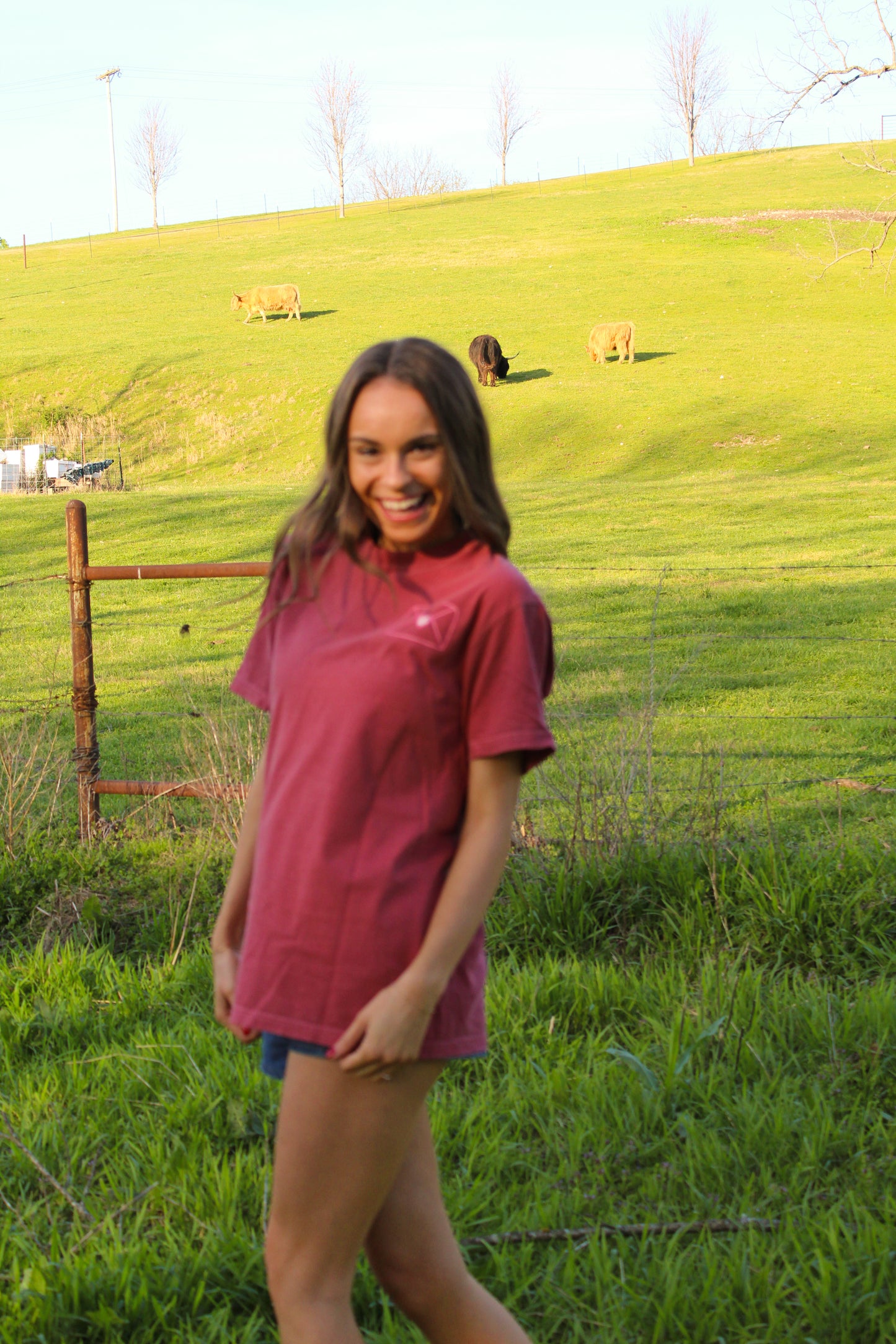 Tell Your People You Love Them Crimson Tee