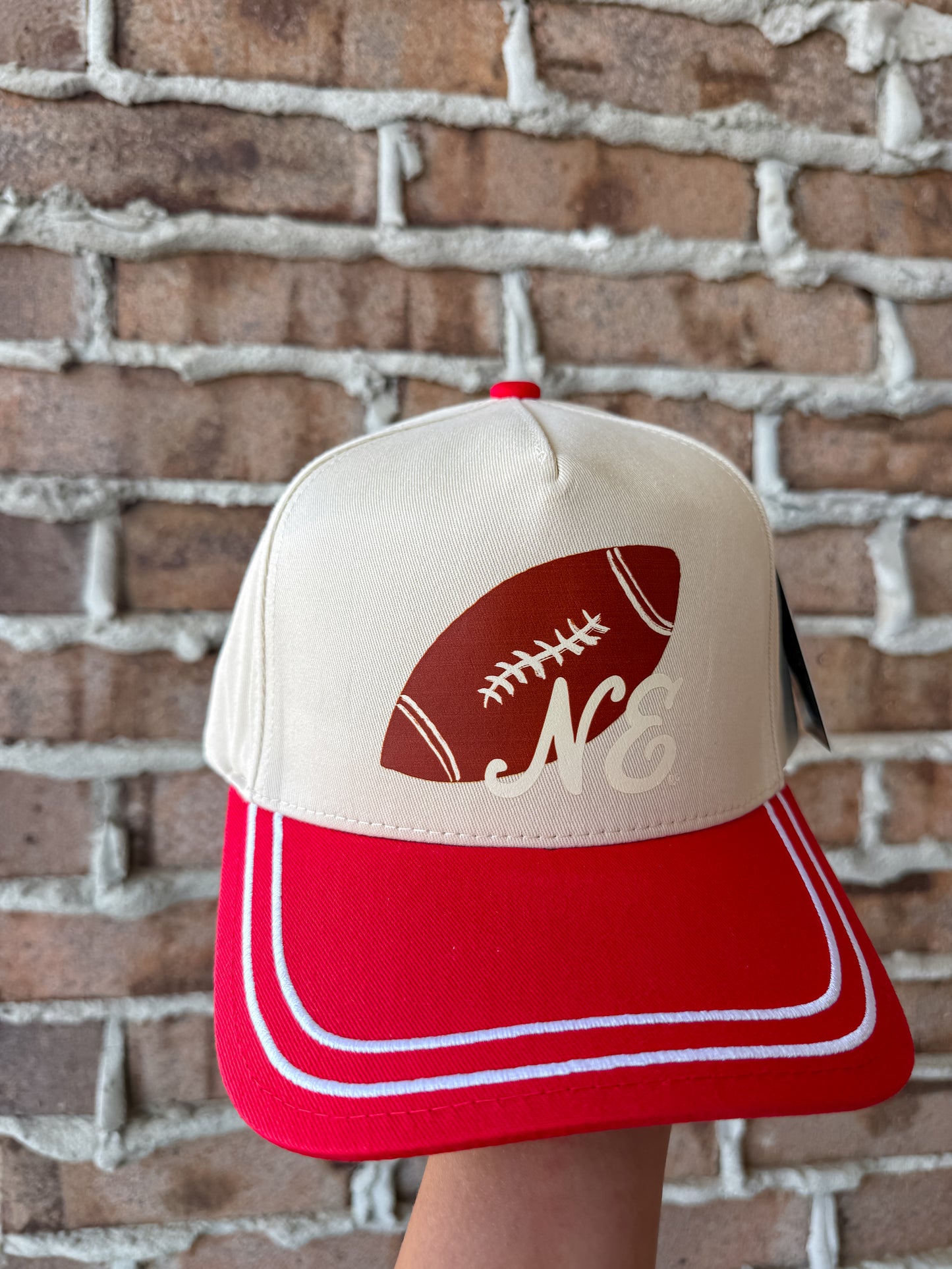 NE Football Hat Denim