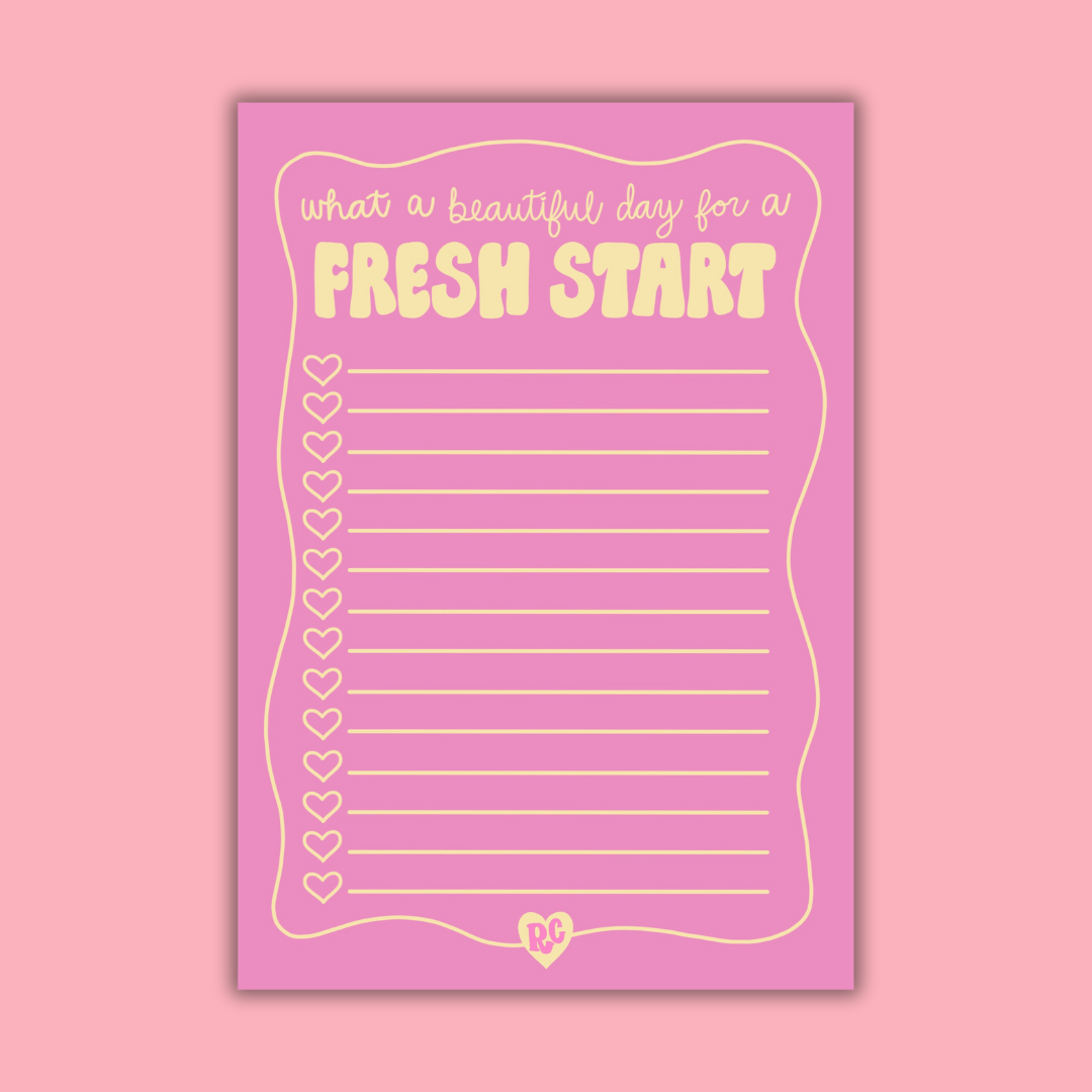 Fresh Start Notepad