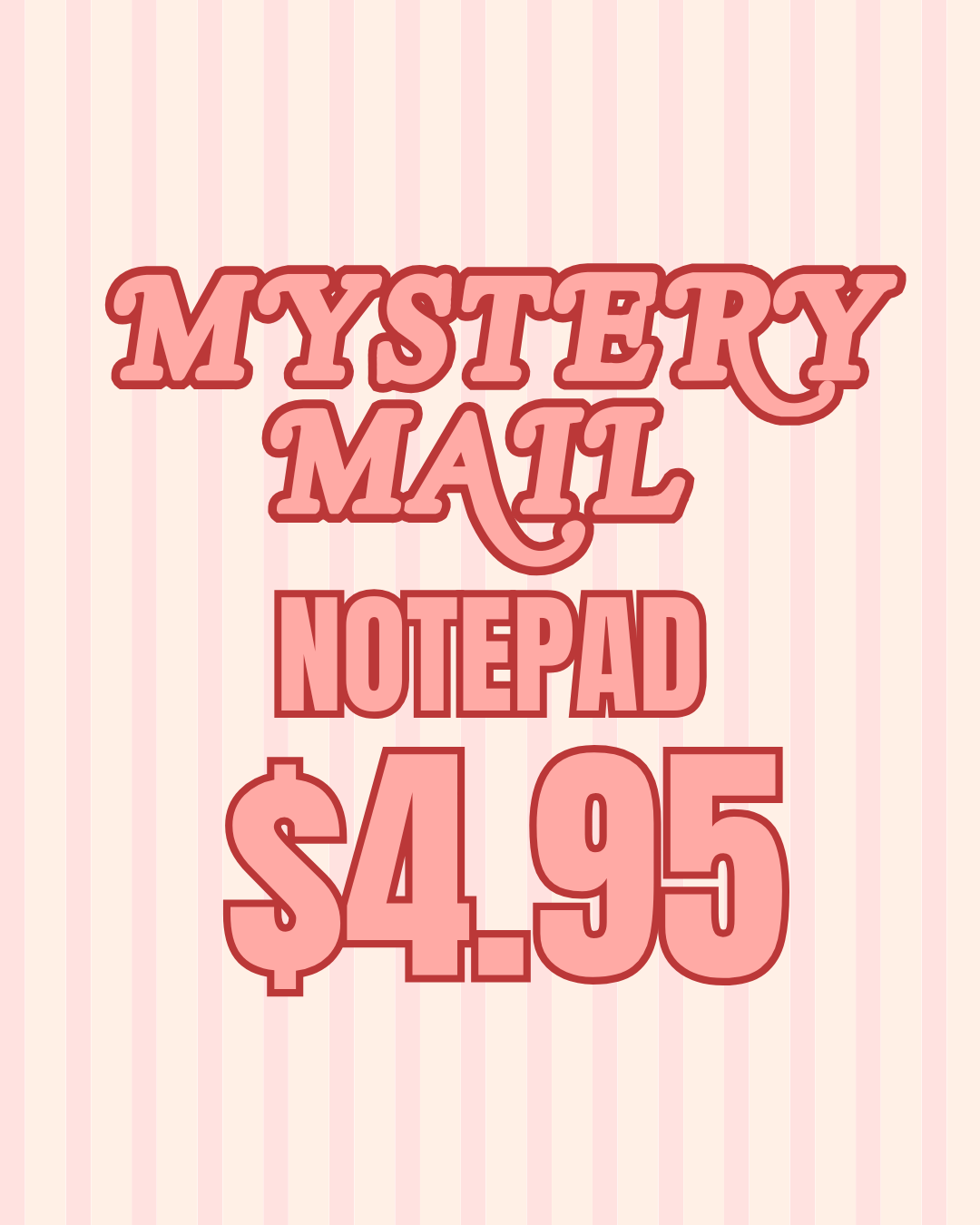MYSTERY MAIL Notepads