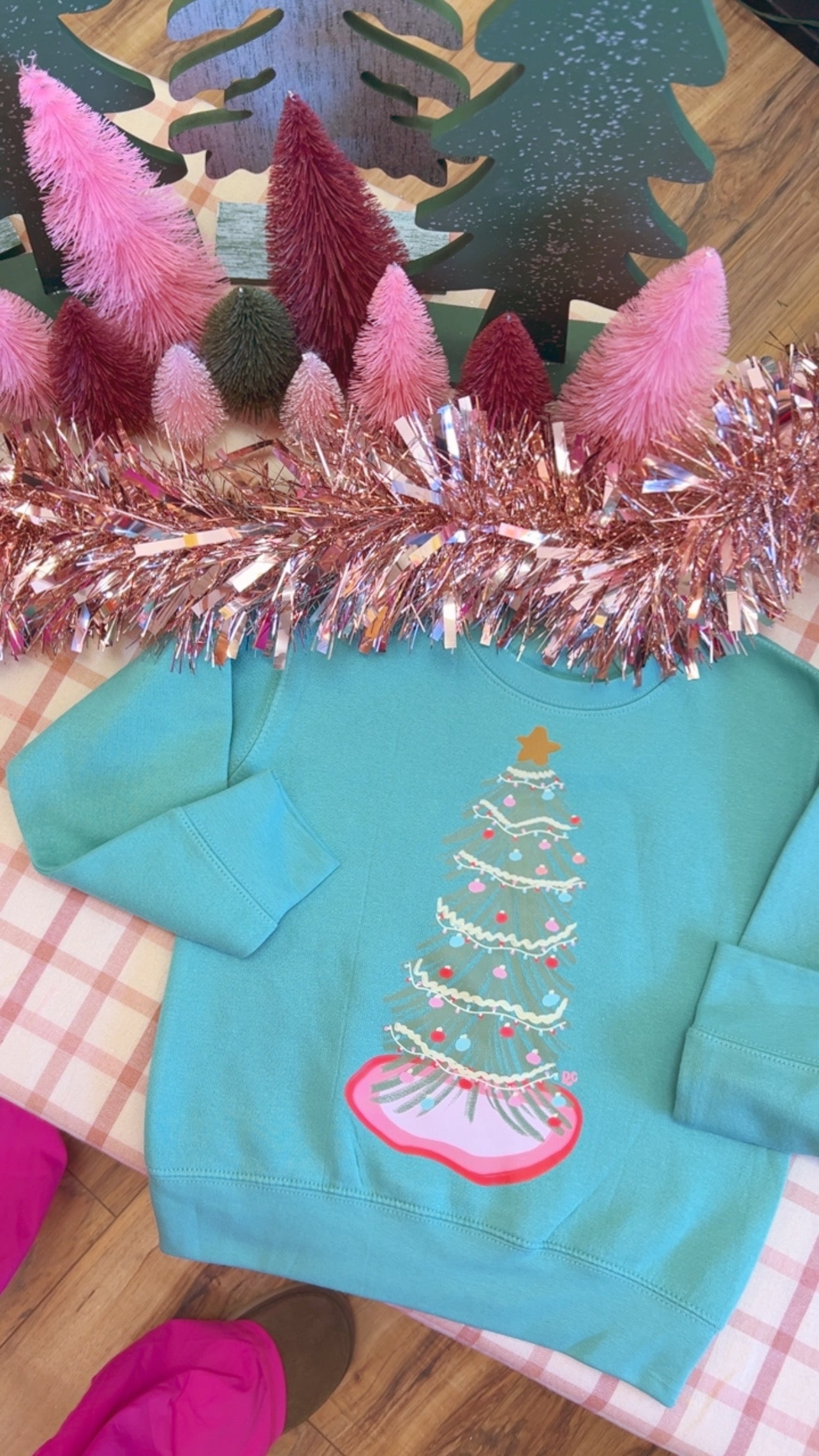 Kids Holly Jolly Festive Tree Sweatshirt