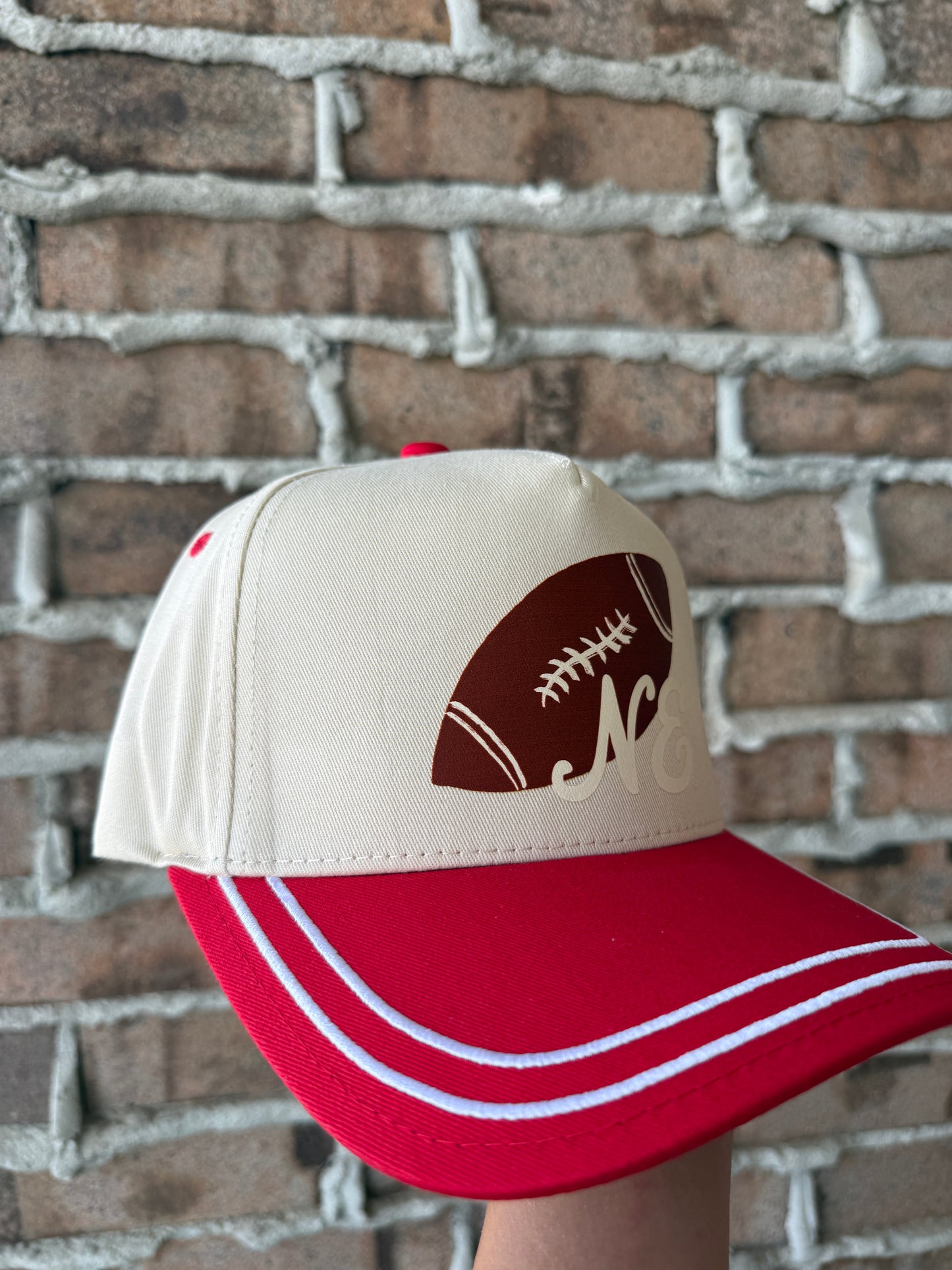 NE Football Hat Denim