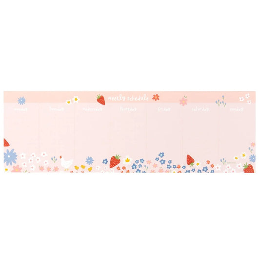 Strawberry Weekly Layout Notepad