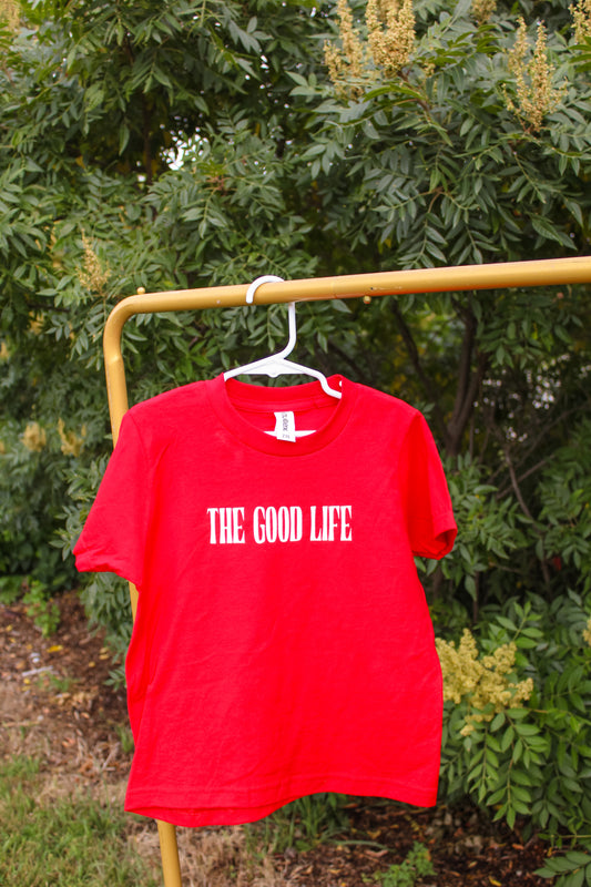 Kids The Good Life Tee Red