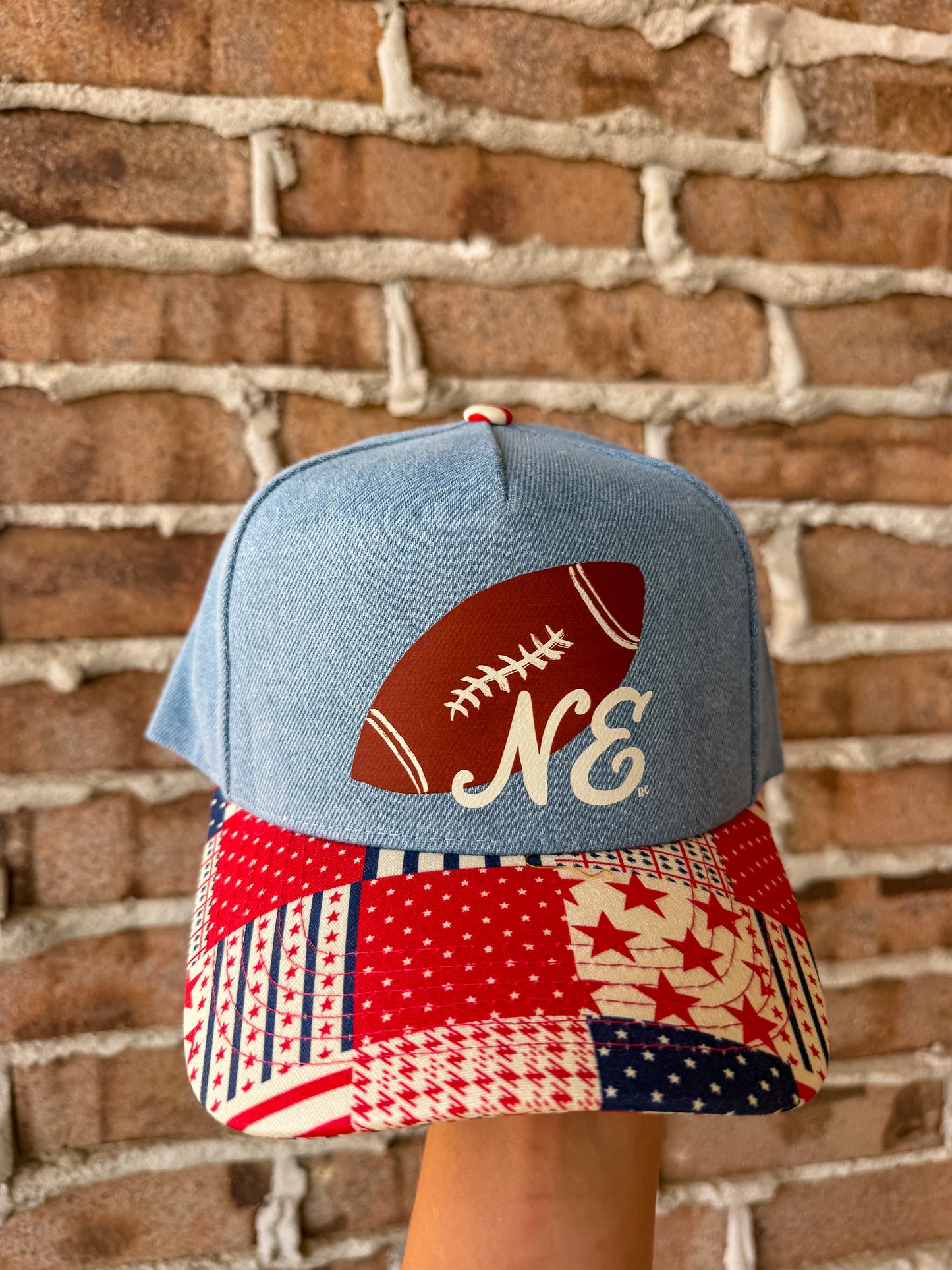 NE Football Red Hat