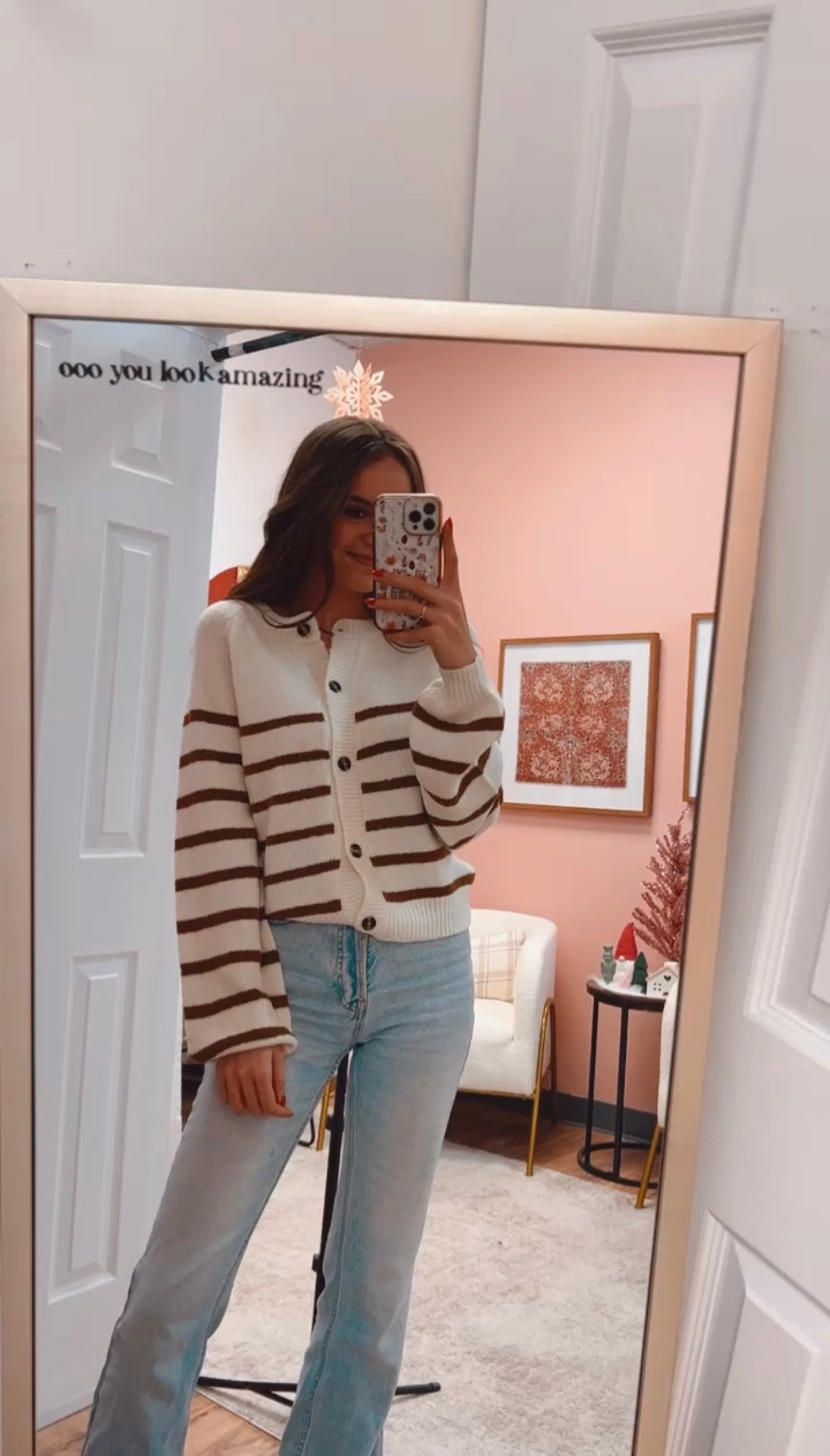 Myah Button Up Sweater
