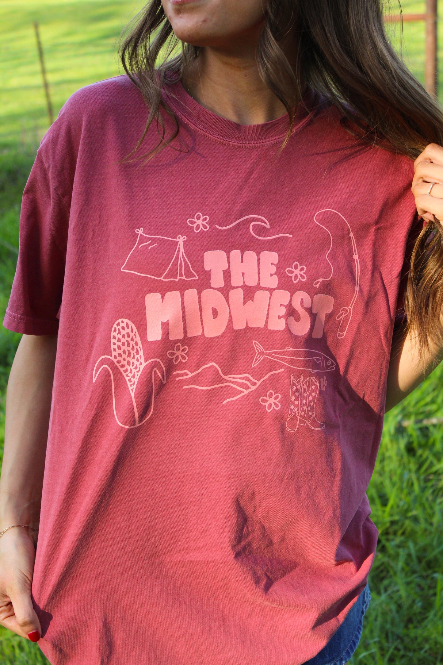Midwest Things Crimson Tee