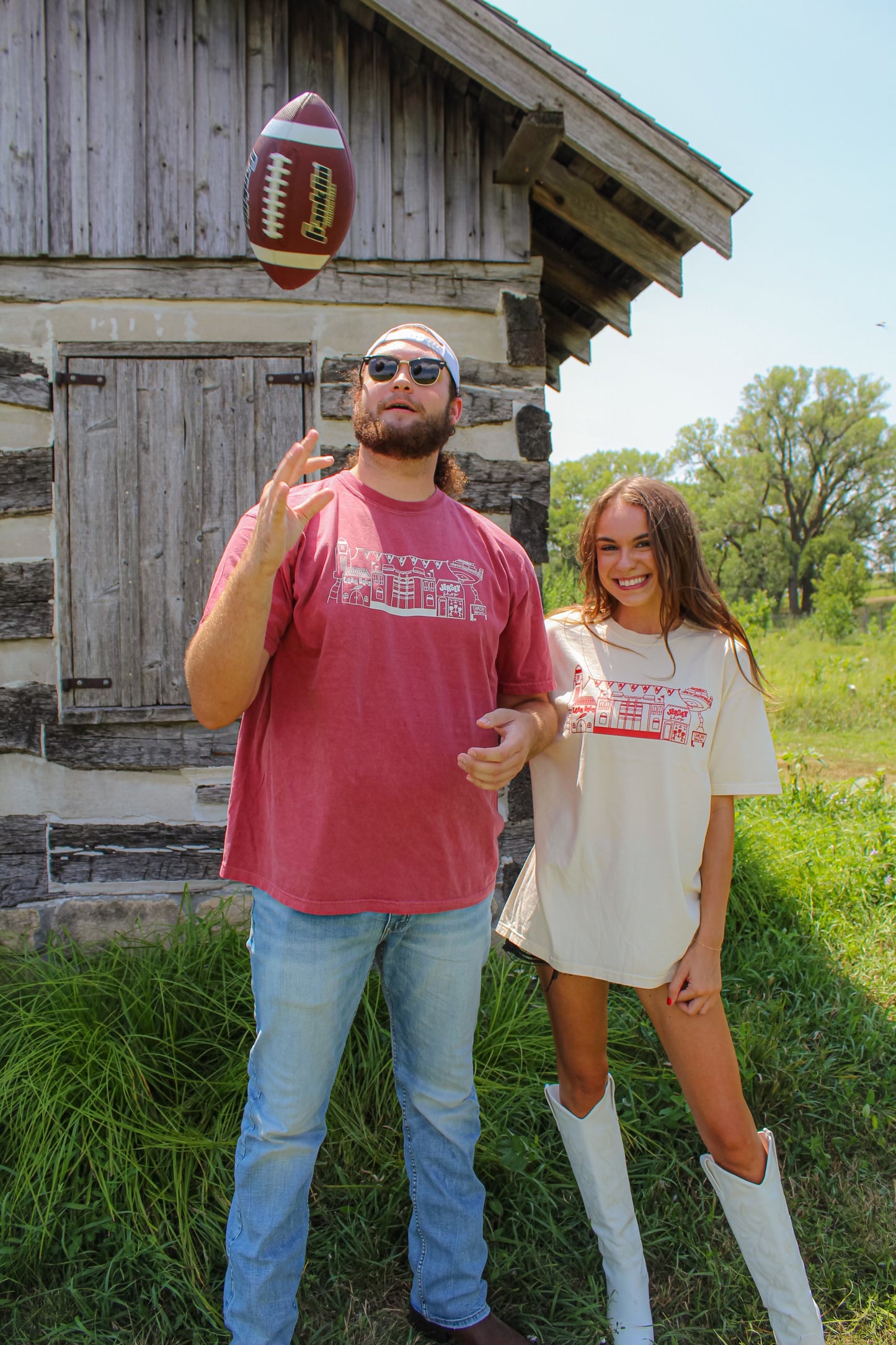 Game Day Village Tee Crimson