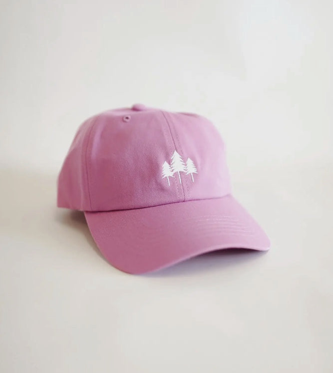 Lilac Tree Embroidered Hat