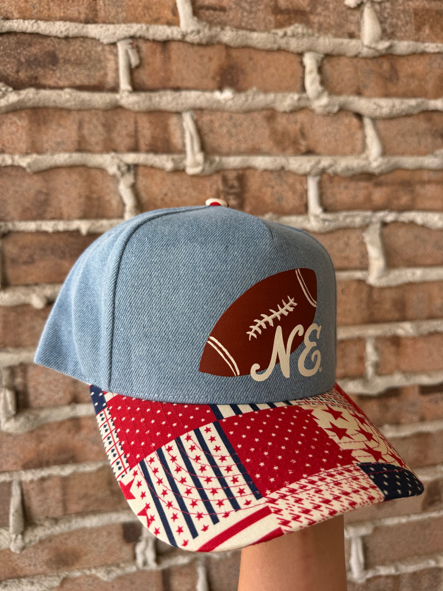 NE Football Red Hat