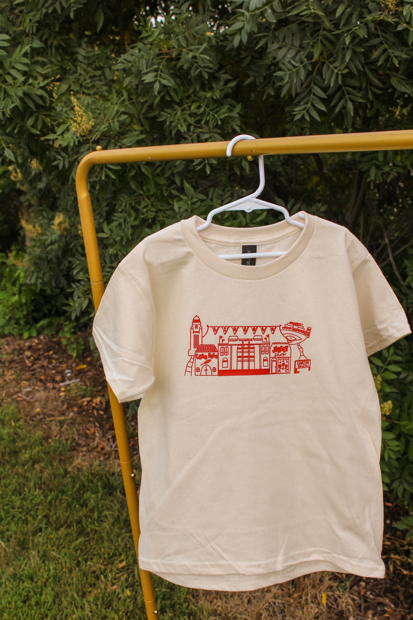 Kids Game Day Village Tee Ivory