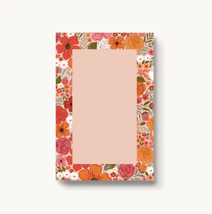 Rosewood Blooms Notepad