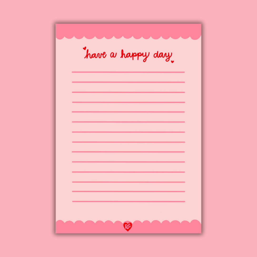 Happy Day Notepad