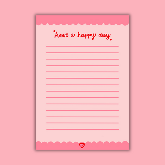 Happy Day Notepad
