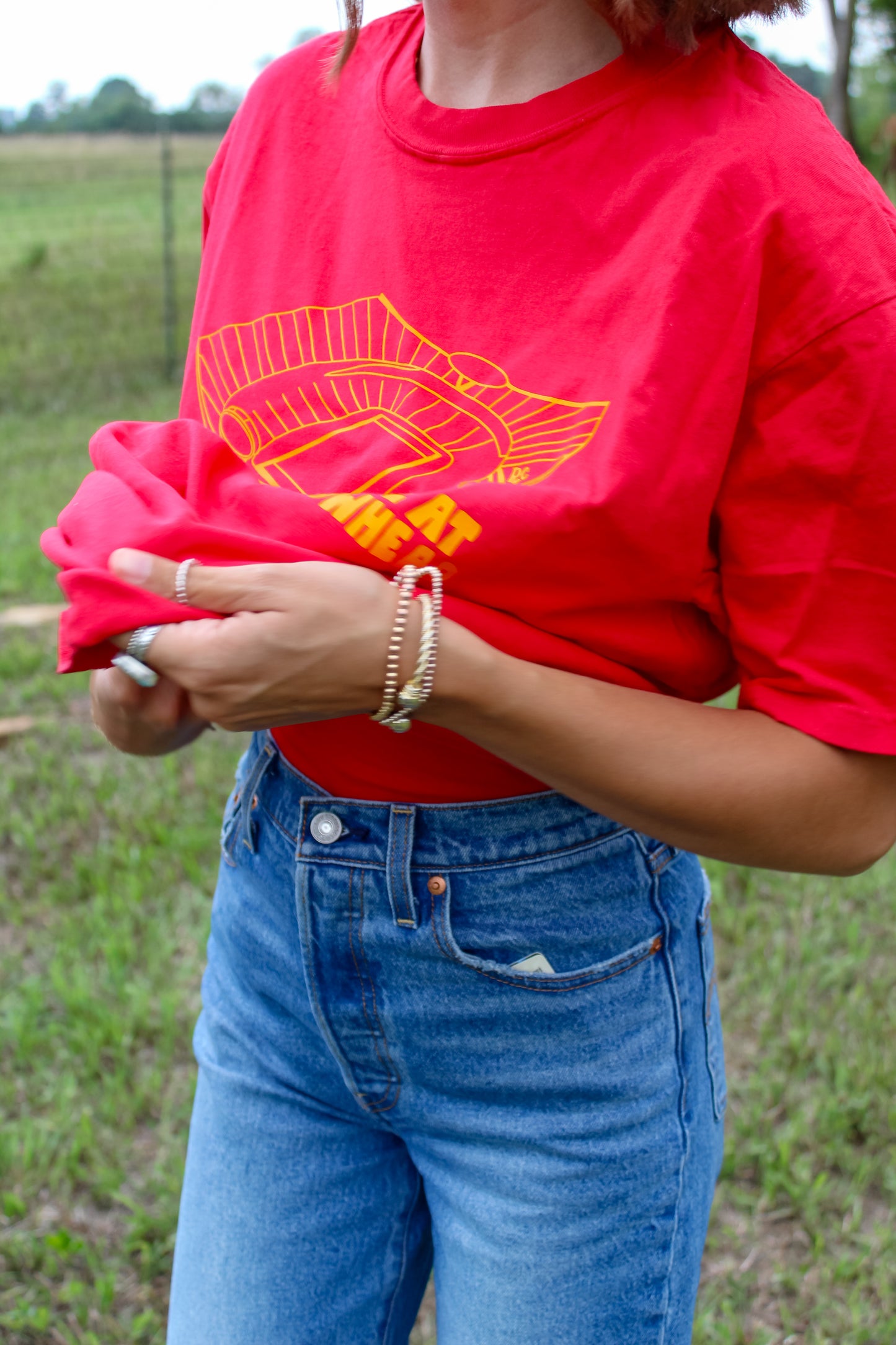 Meet Me at Arrowhead Tee Red
